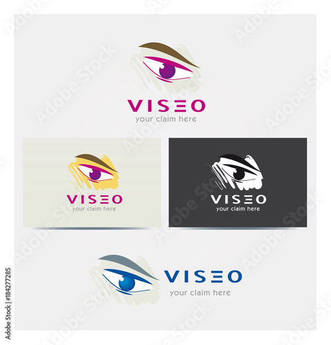 Logo Technologie Multicolore Icone Carte de Visite et Charte Graphique Entreprise Plusieurs Couleurs
