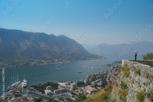 Kotor, Boka of Kotor, the Mother's church from health, panoramic view