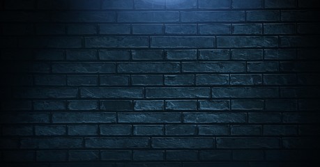 Vignette on blue wall background