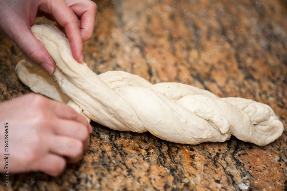 Baking Bread, Braided Loaf