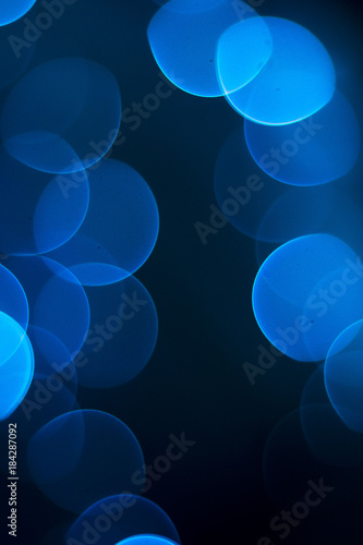 Blue Bokeh Texture