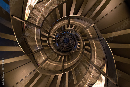 Spiral stairs. Up to the sky