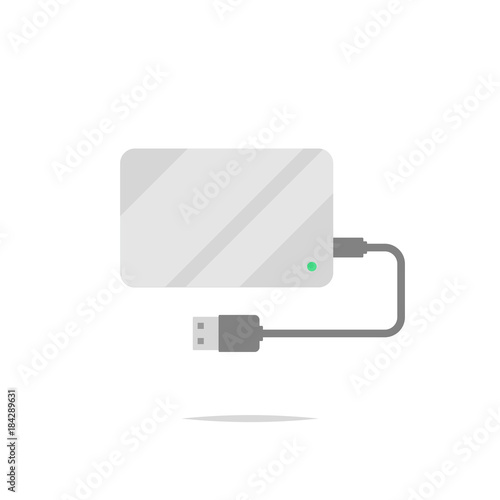 External Hard drive vector
