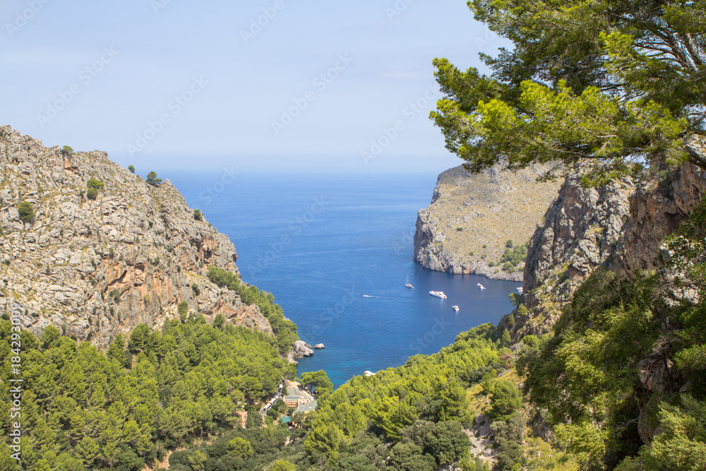 Port Sa Calobra on Mallorca, Spain