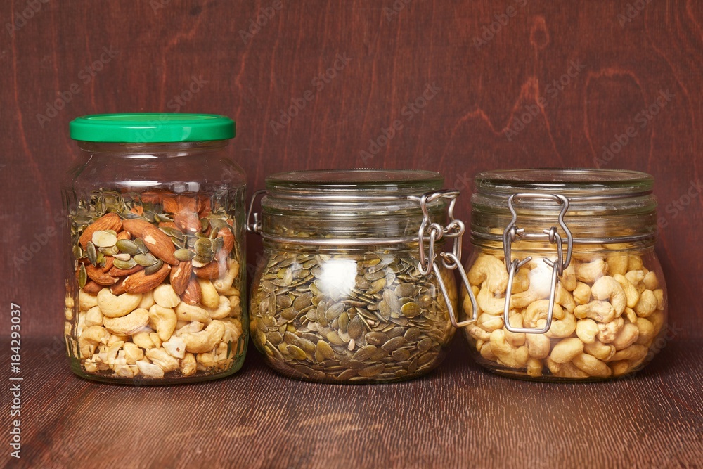 Mix of nuts and seeds Mix of nuts and seeds