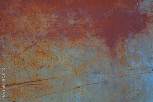 Old rusty metal sheet.