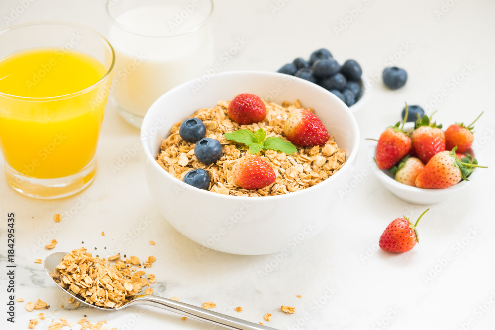Healthy Breakfast set Healthy Breakfast set