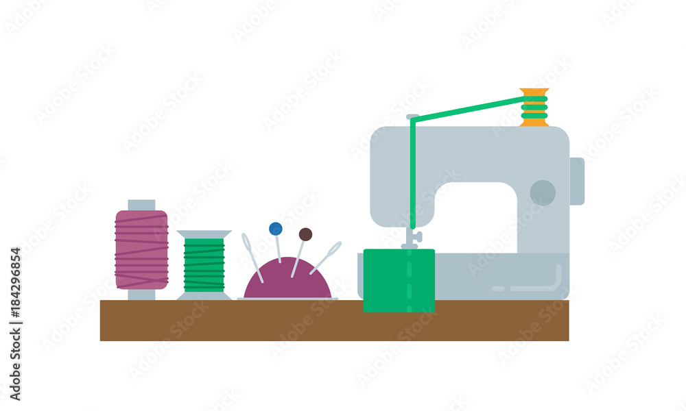 Sewing vector illustration Sewing vector illustration