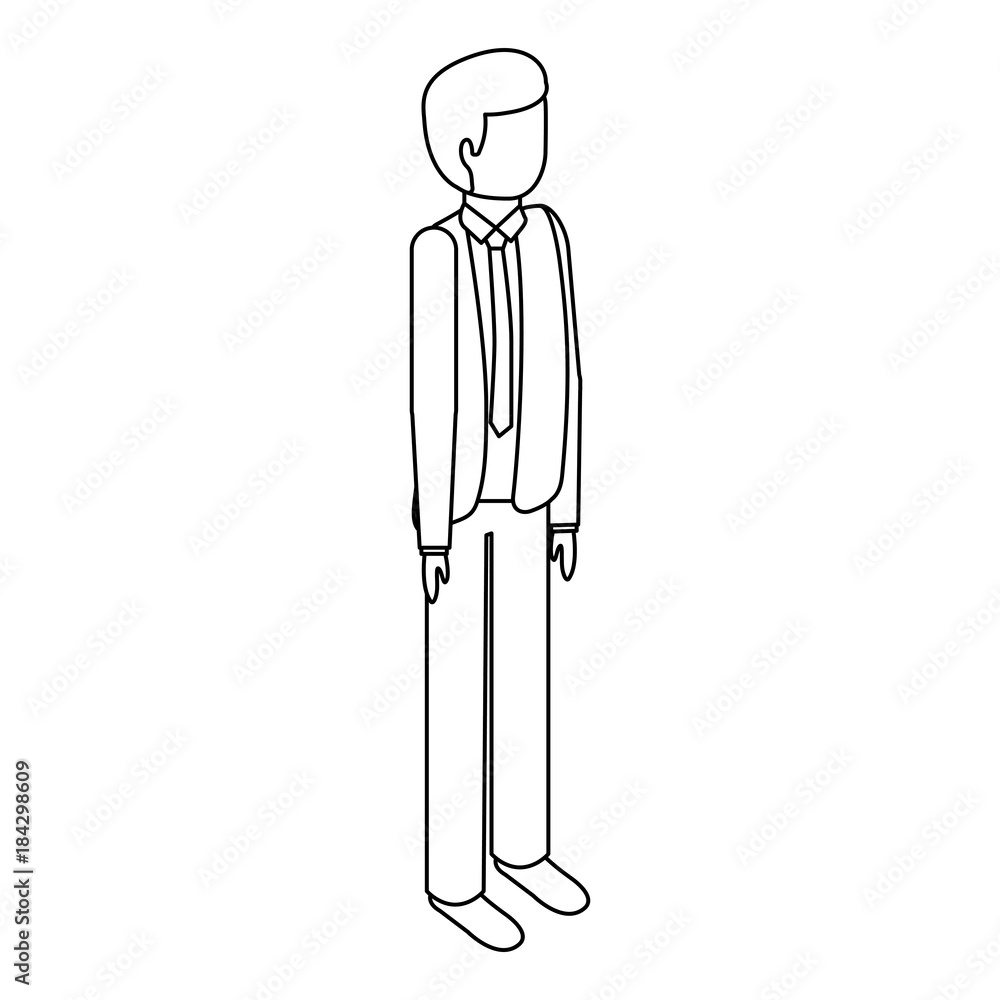 businessman isometric character male adult vector illustration businessman isometric character male adult vector illustration