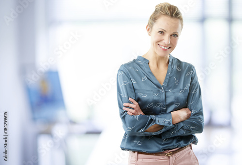 Businesswoman at the office Free Download Businesswoman at the office - GFXLoad