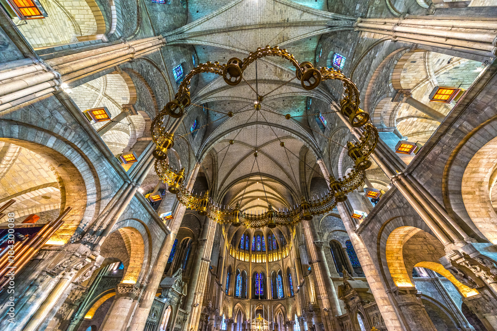 Saint-Remi Basilica in Reims, France.