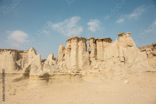 Rocks in the Iran desert canyon © RubiksCubeStock