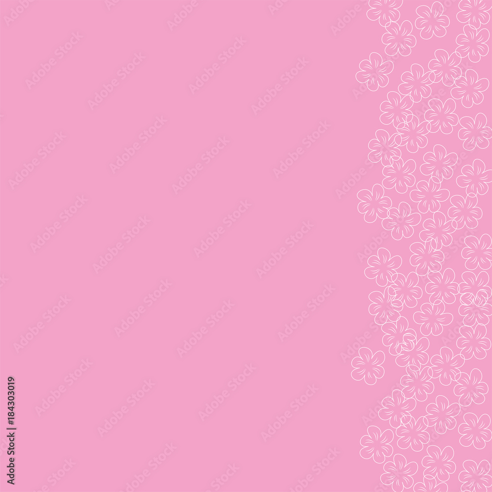floral frame on a pink background prints, greeting cards, invitations for holiday, birthday, wedding, Valentine's day, party floral frame on a pink background prints, greeting cards, invitations for holiday, birthday, wedding, Valentine's day, party
