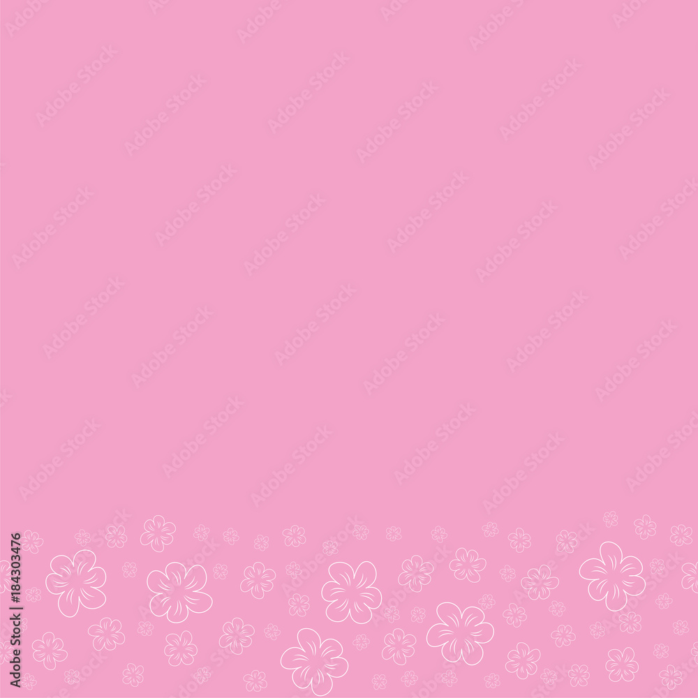 floral frame on a pink background prints, greeting cards, invitations for holiday, birthday, wedding, Valentine's day, party floral frame on a pink background prints, greeting cards, invitations for holiday, birthday, wedding, Valentine's day, party