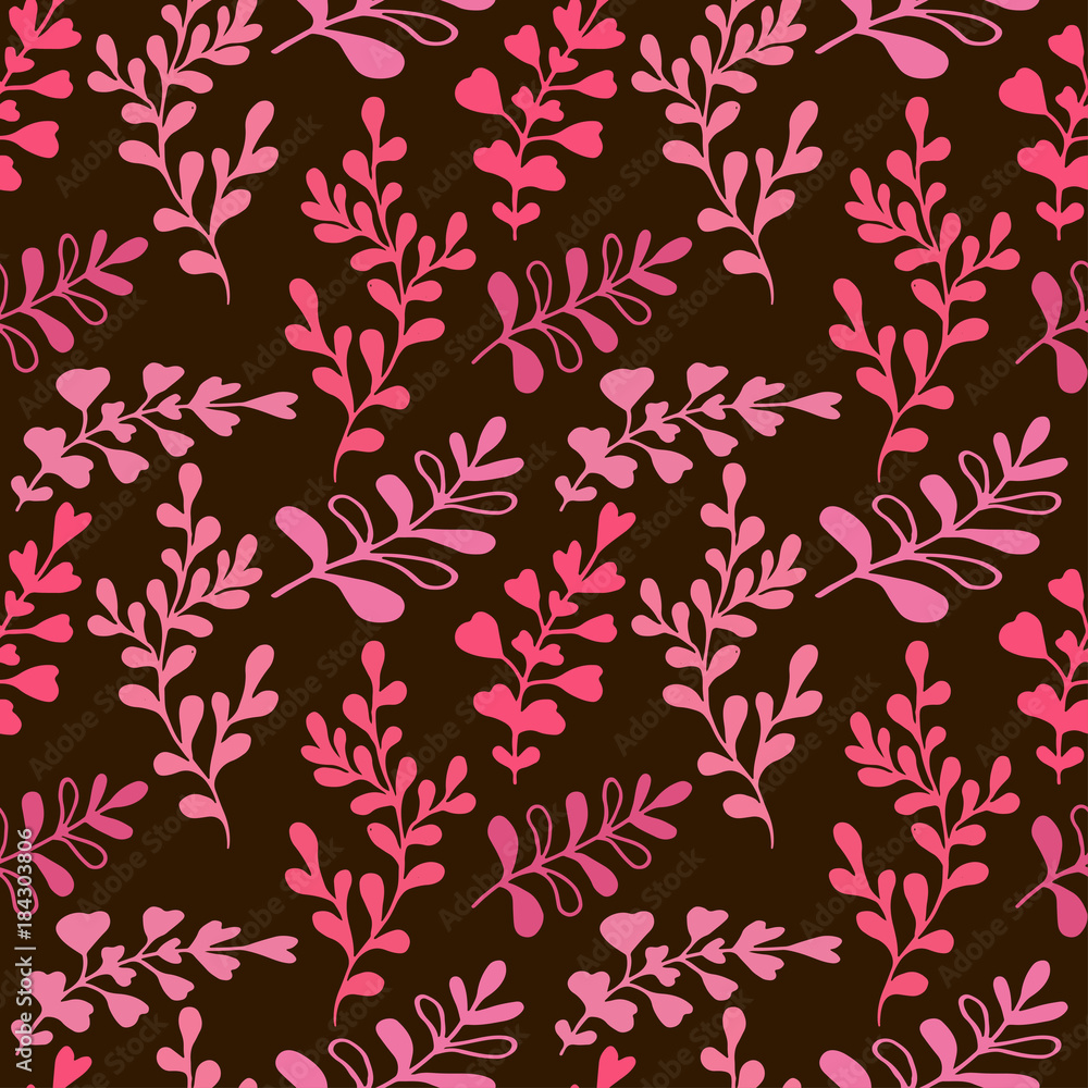 Floral seamless pattern. Spring vector background. Textile print design. Floral seamless pattern. Spring vector background. Textile print design.