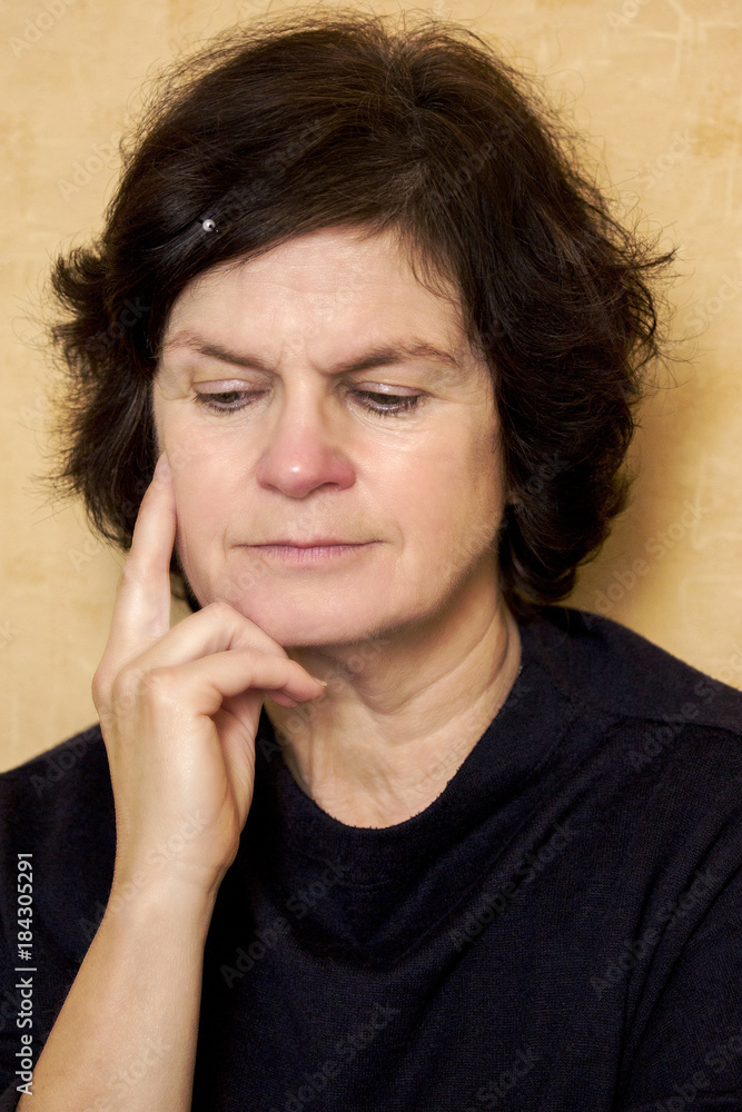 Portrait of a 50+ woman