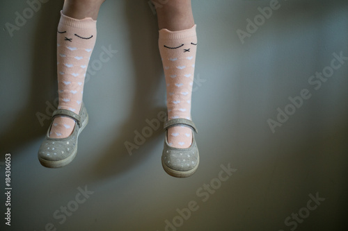 girls legs in socks photo