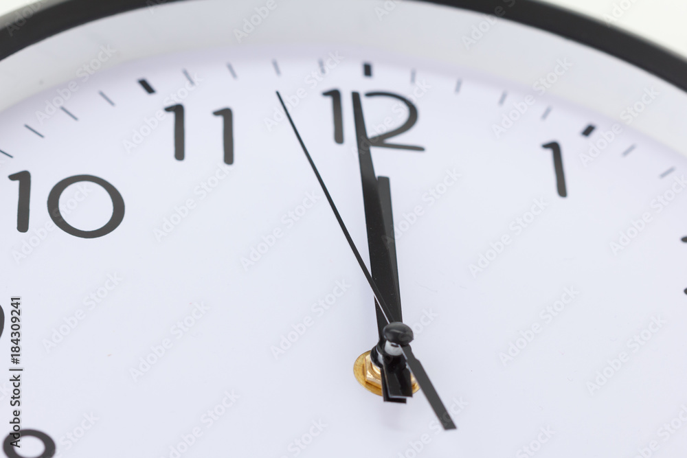 Round clock midnight Round clock midnight