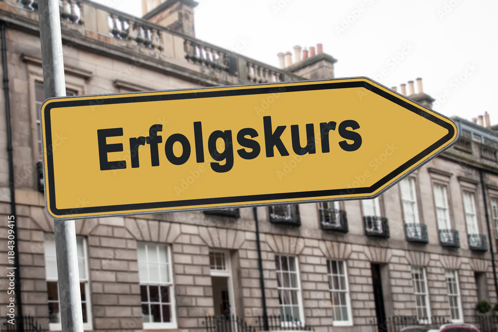 Schild 238 - Erfolgskurs