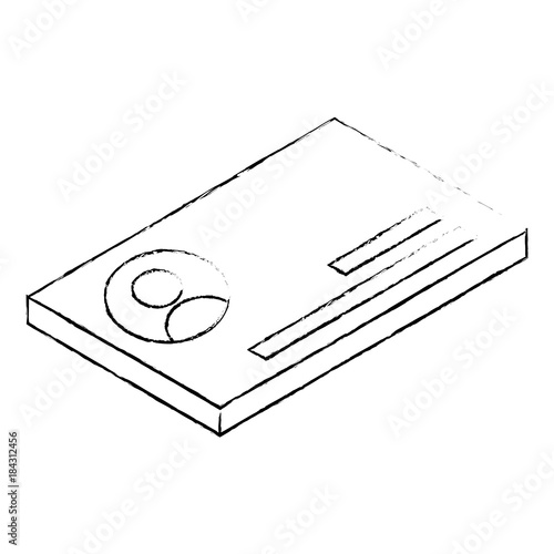 bank credit card debit isometric symbol vector illustration sketck photo