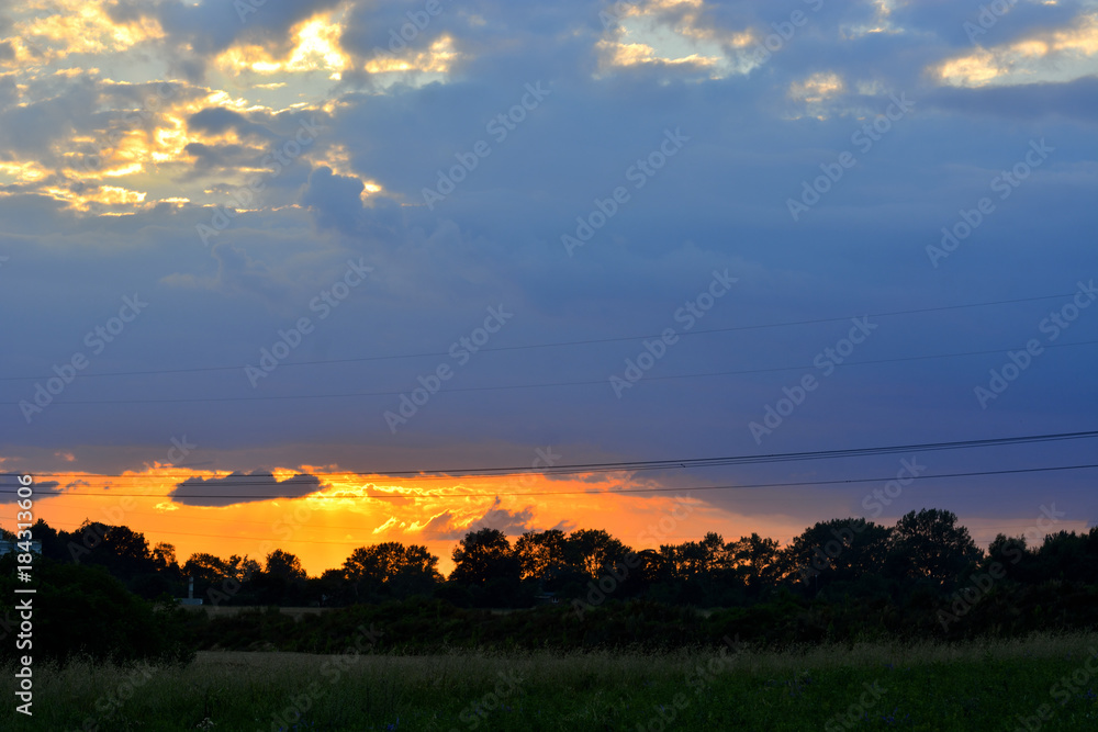 sunset and clouds sunset and clouds