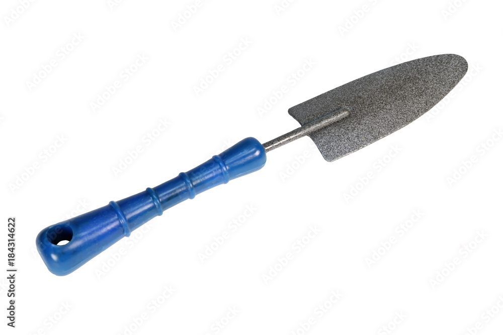 Fototapeta premium Garden shovel on a white background.