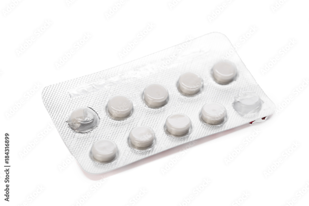 Pills isolated on white Pills isolated on white