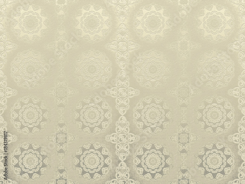 オリエンタル模様の背景素材 アンティーク ゴールド Stock イラスト Adobe Stock