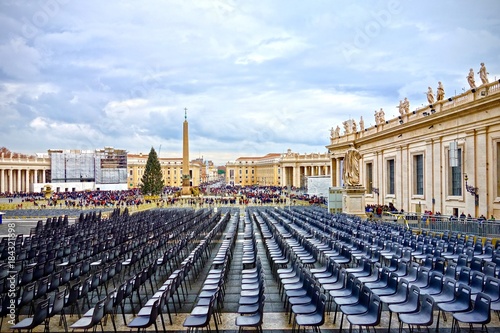 Saint Peters Square in the Vatican