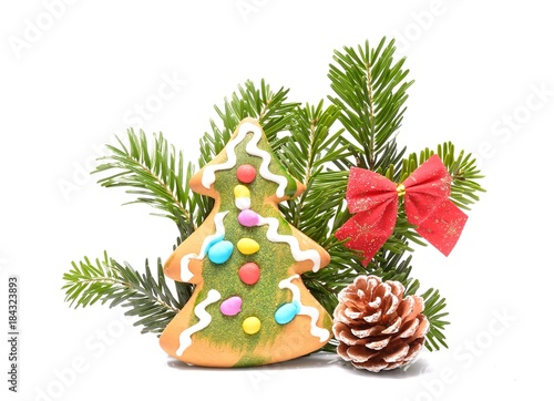 Christmas gingerbread cookies- christmas tree figurine