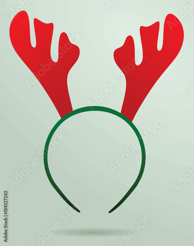 Deer horns mask. vector illustration