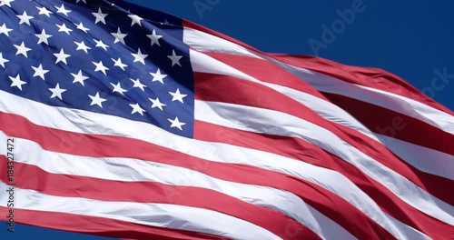 Patriotic American flag