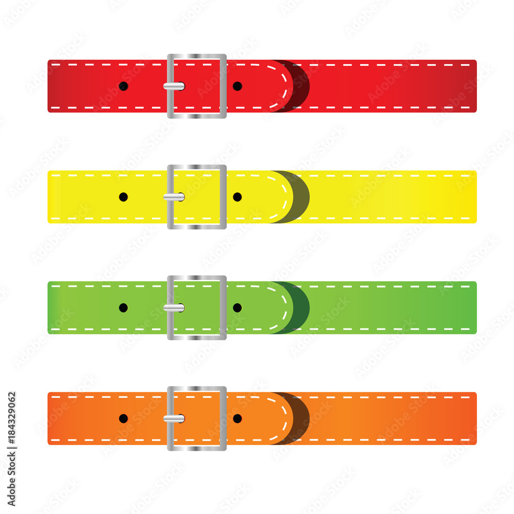 Obraz premium belt colored illustration
