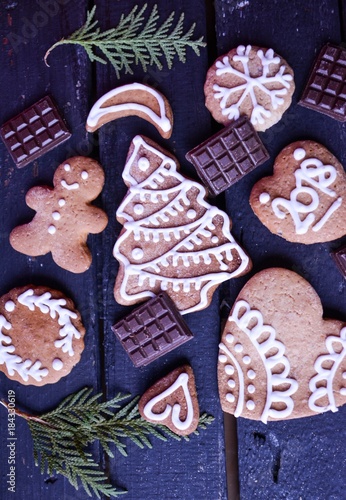 Tasty Cookies for Christmas With Sweet Paintings