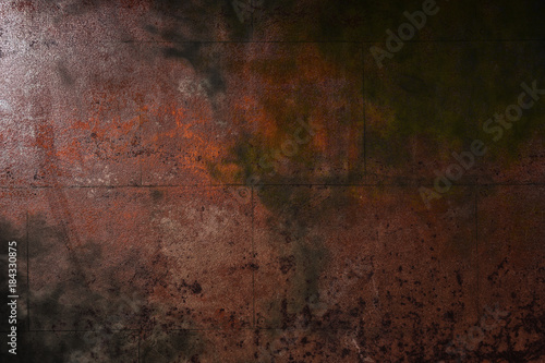 Obraz na płótnie Dark surface with rusty places w salonie