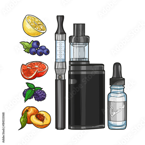 Vector set e-cigarette