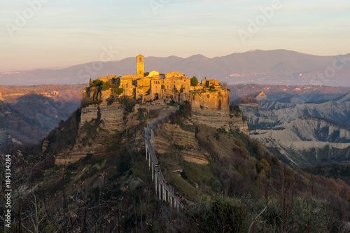 Civita di Bagnoregio, Prespe Vivente, Christmas in Italy photo