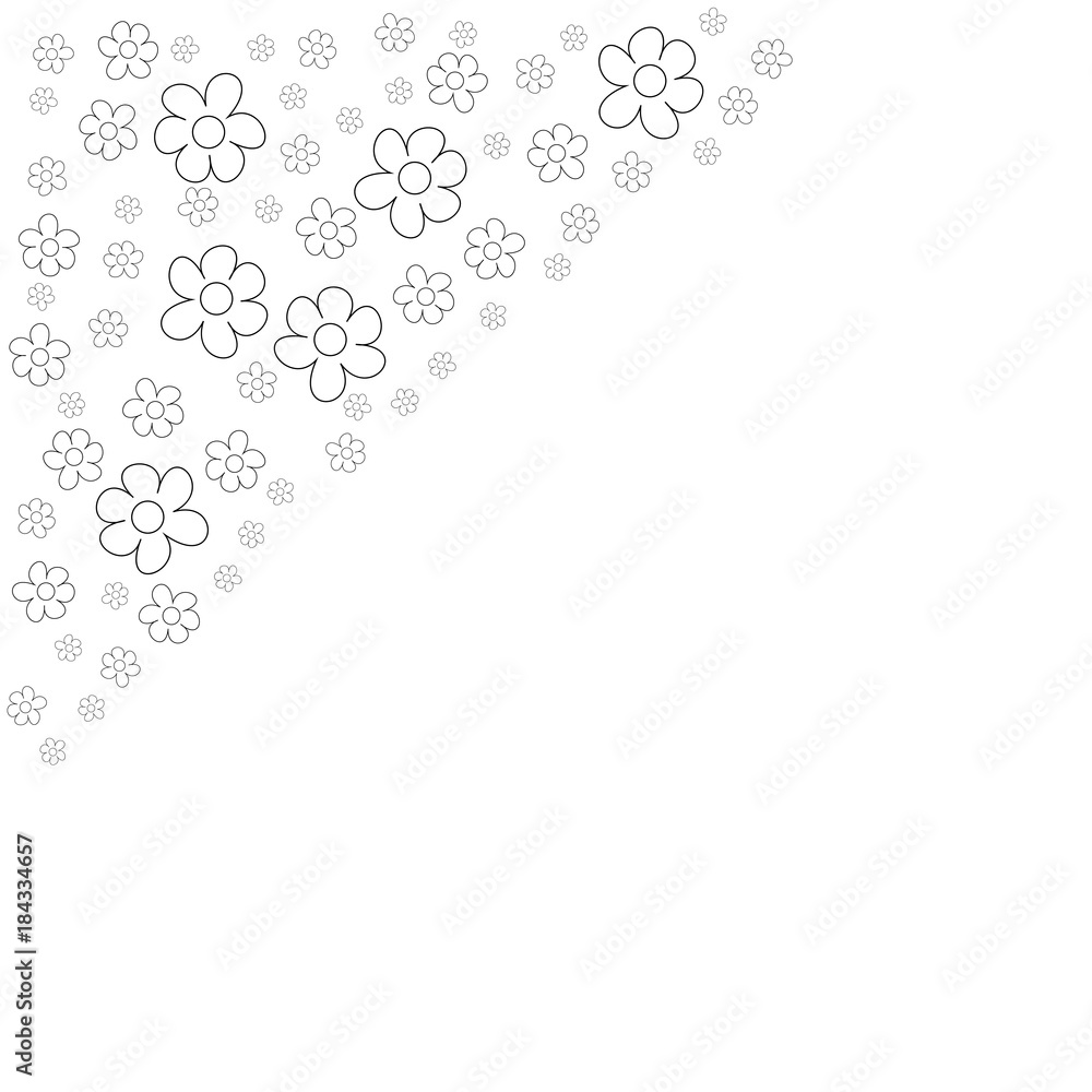 floral frame on a white background prints, greeting cards, invitations for holiday, birthday, wedding, Valentine's day, party floral frame on a white background prints, greeting cards, invitations for holiday, birthday, wedding, Valentine's day, party