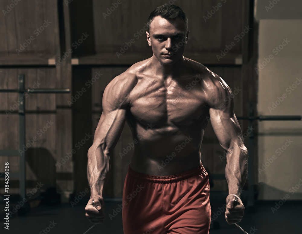 Hard training in the gym Hard training in the gym