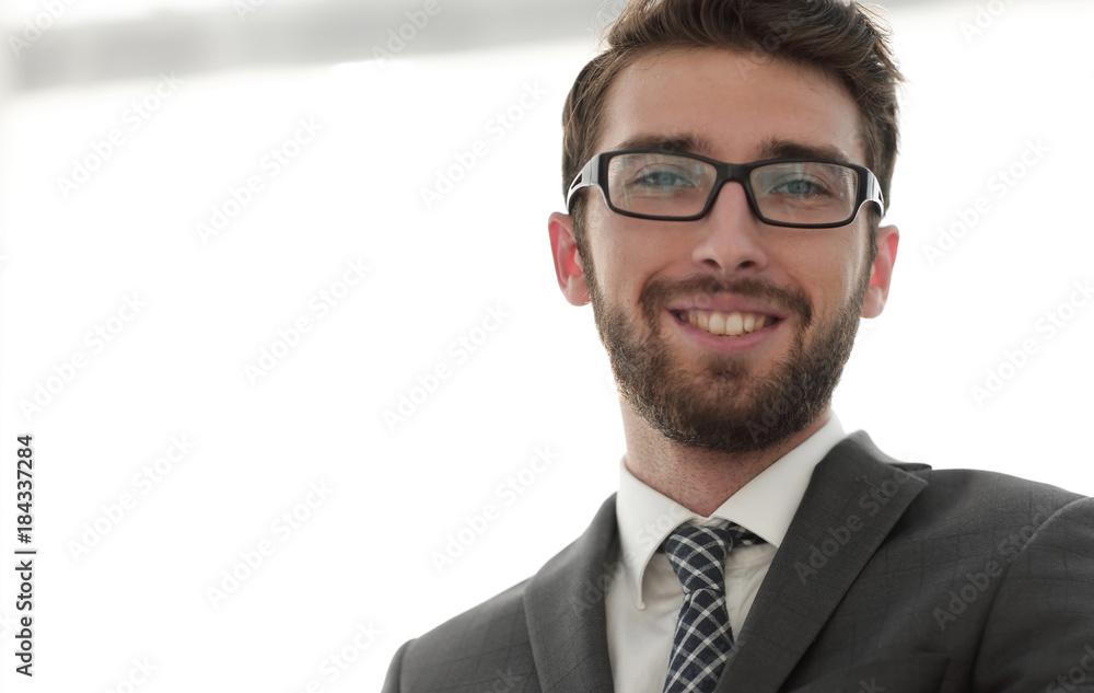 portrait of a successful lawyer.close-up. portrait of a successful lawyer.close-up.