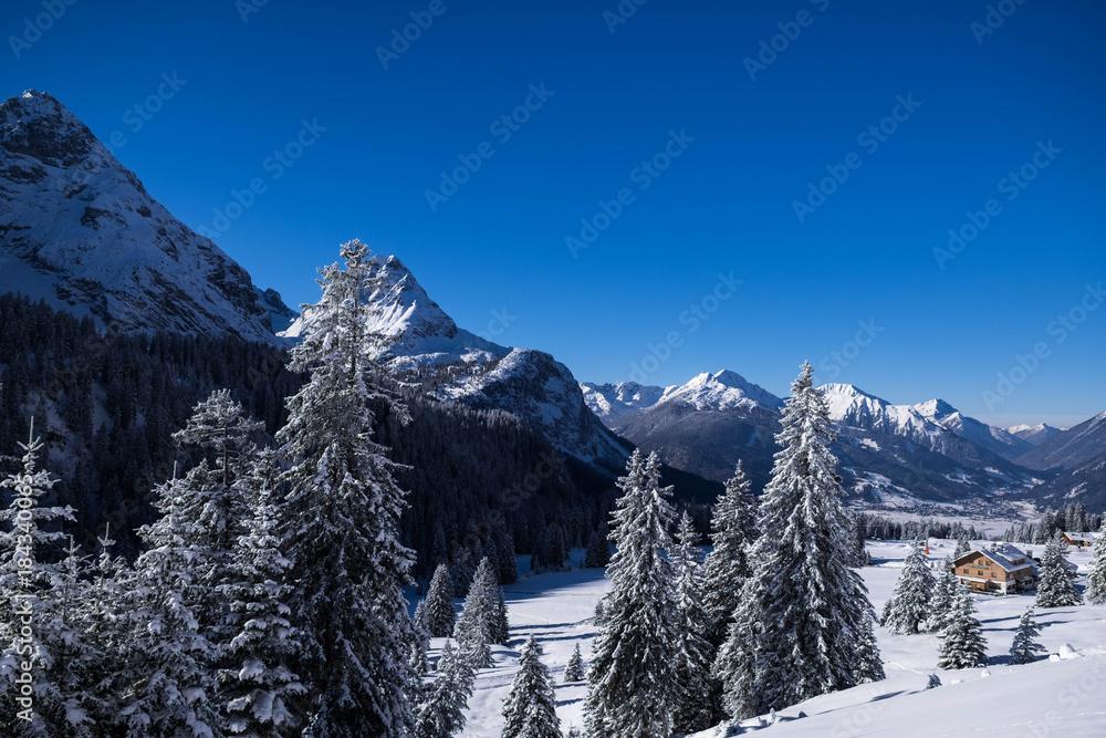 Winterlandschaft Zugspitzarena