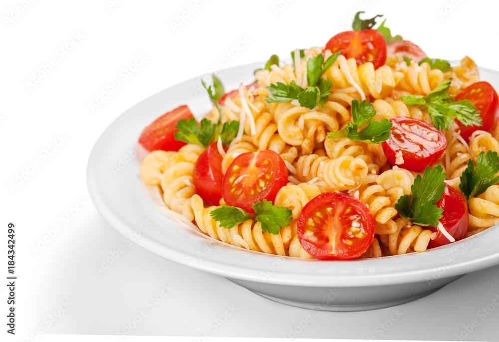 Pasta with fresh tomatoes and basil Pasta with fresh tomatoes and basil