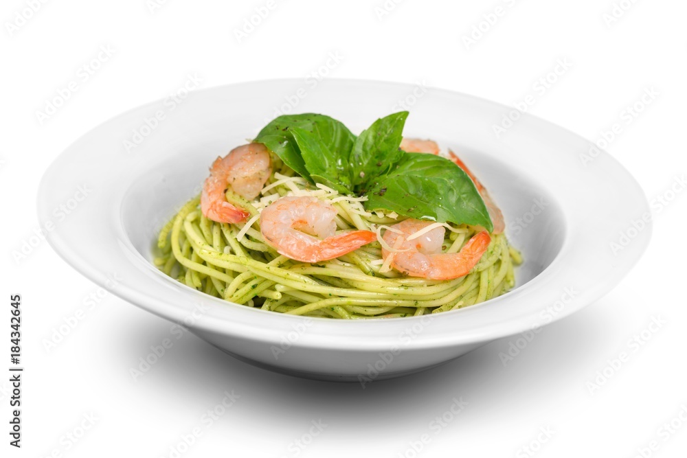 Tagliatelle with spinach