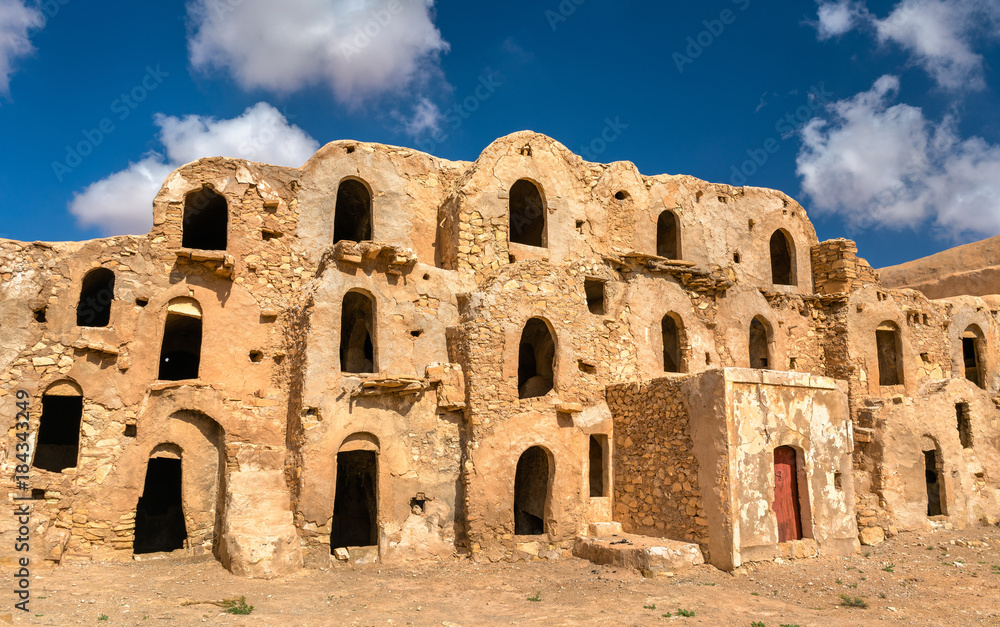 Ksar Ouled Abdelwahed at Ksour Jlidet village in South Tunisia Ksar Ouled Abdelwahed at Ksour Jlidet village in South Tunisia