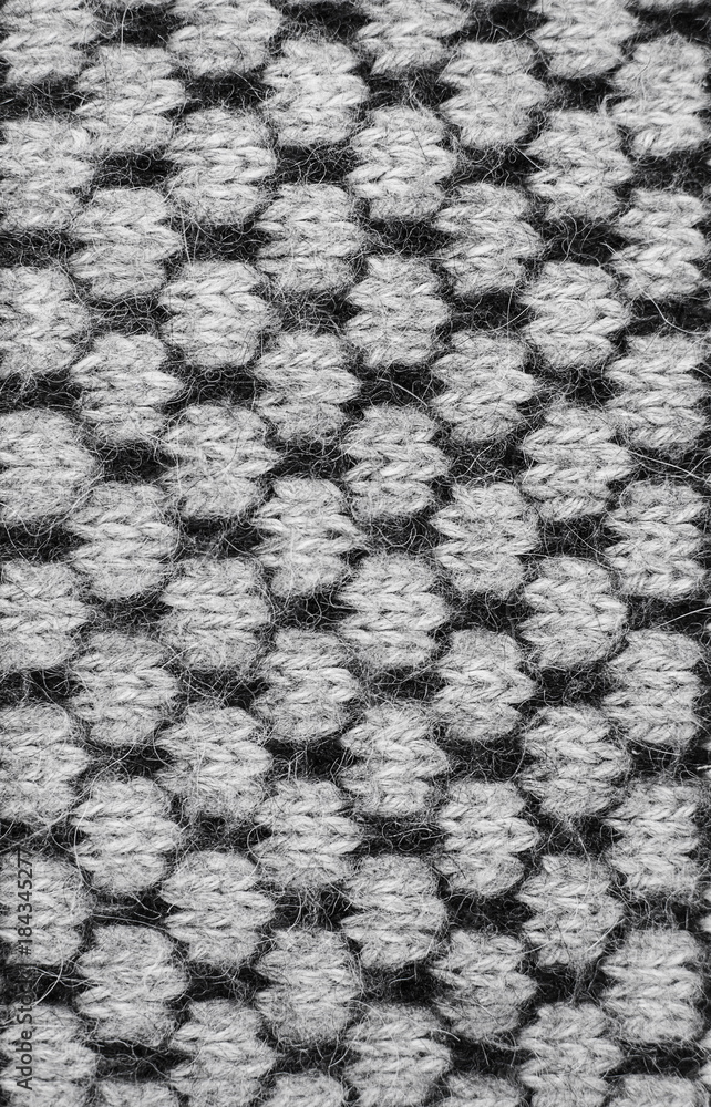knitting fabric texture background or knitted pattern background for design