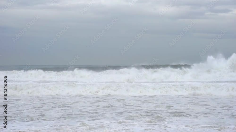 Storm in the Mediterranean. Barcelona, Spain Storm in the Mediterranean. Barcelona, Spain