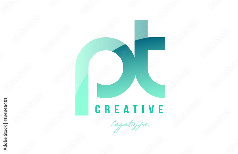 green gradient pastel modern pt p t alphabet letter logo combination icon design green gradient pastel modern pt p t alphabet letter logo combination icon design