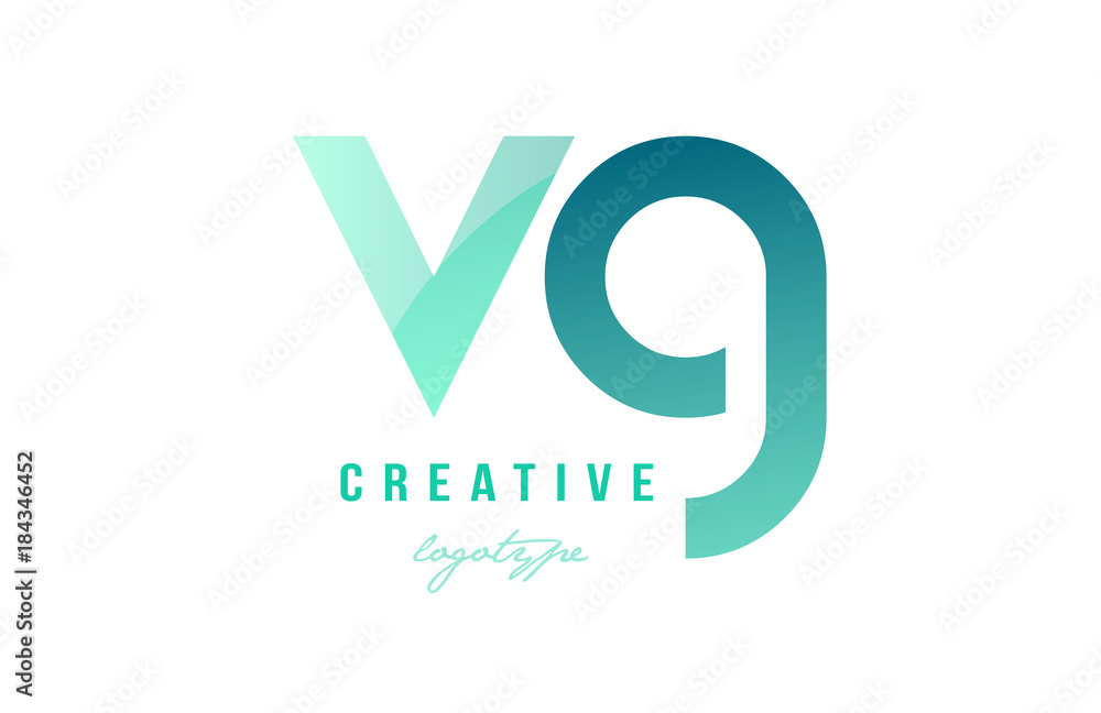 green gradient pastel modern vg v g alphabet letter logo combination icon design green gradient pastel modern vg v g alphabet letter logo combination icon design