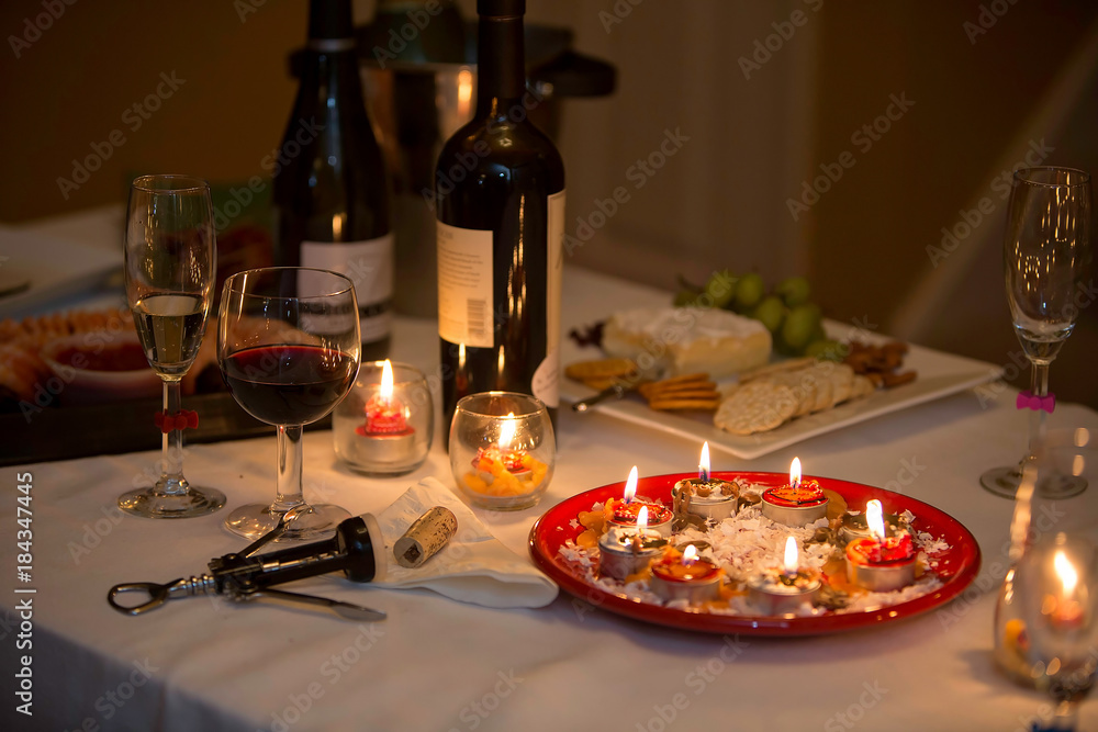 holiday table wine and appetizers holiday table wine and appetizers