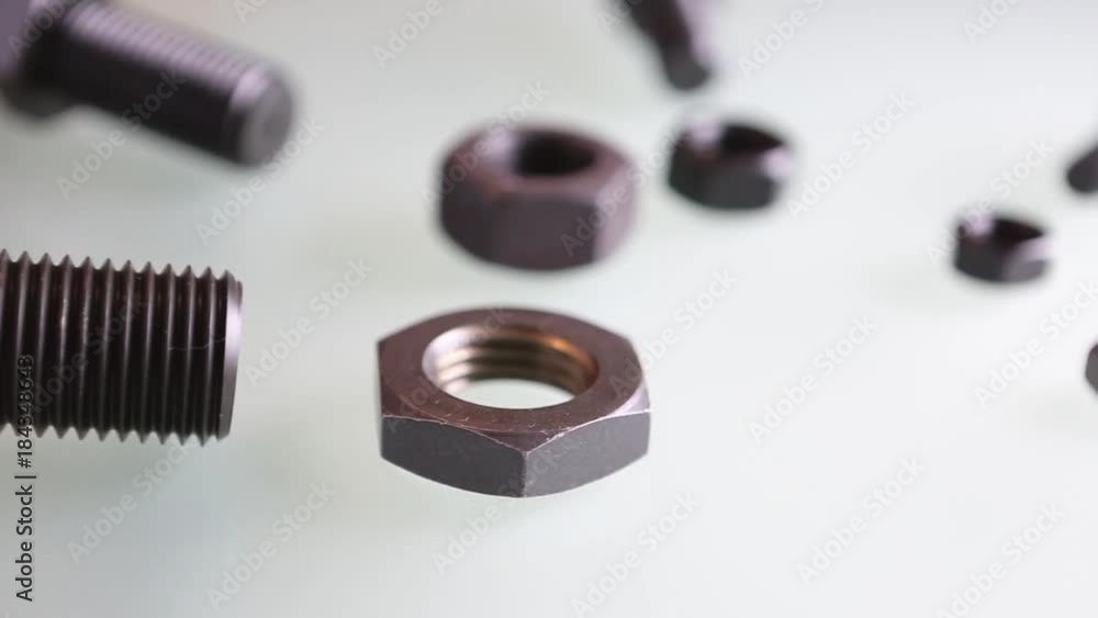 Some Floating Joint, male thread, bolts and nuts, special tools for factory and industry. Some Floating Joint, male thread, bolts and nuts, special tools for factory and industry.